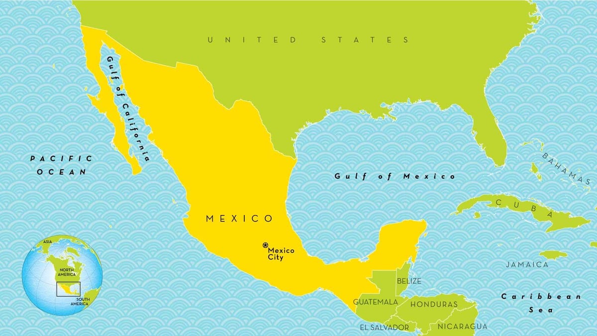mapa Mexico City