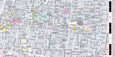 Mapa streetwise Mexico City